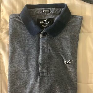 EUC Hollister Epic Flex heathered blue/gray